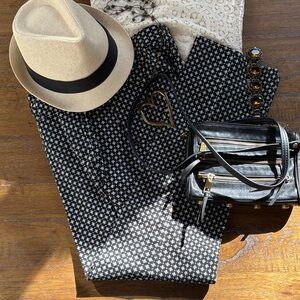 Stylish Black and White Pants